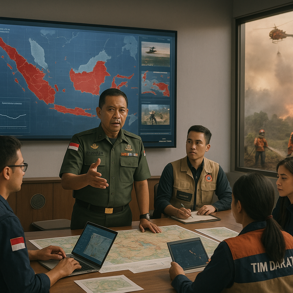 BNPB Maksimalkan OMC dan Operasi Darat Padamkan Karhutla di Enam Provinsi