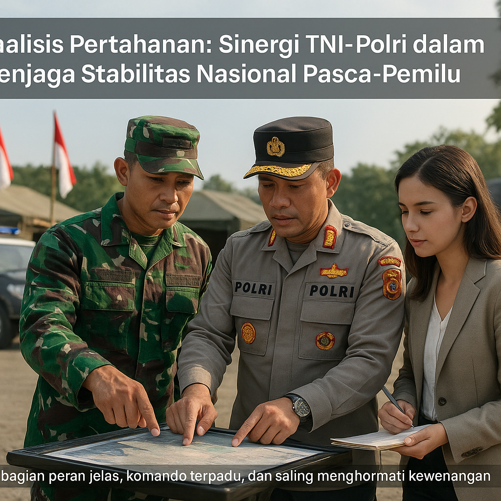 Analisis Pertahanan: Sinergi TNI-Polri dalam Menjaga Stabilitas Nasional Pasca-Pemilu