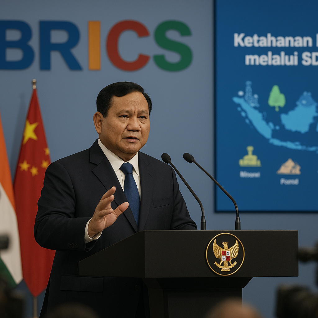 Prabowo Soroti Ketahanan Negara di KTT BRICS, Fokuskan Peran SDA