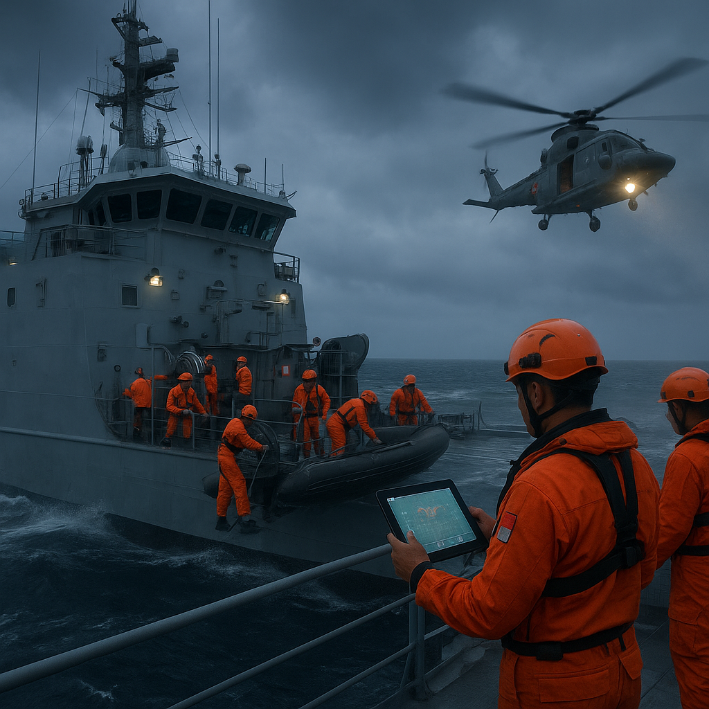 KRI Canopus Diterjunkan Cari 129 Korban KM Virgo yang Belum Ditemukan di Laut Jawa
