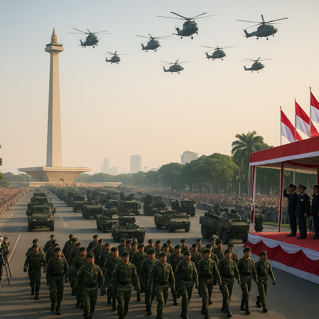 Puncak HUT ke-81 TNI di Monas Akan Tampilkan 520 Alutsista dalam Defile