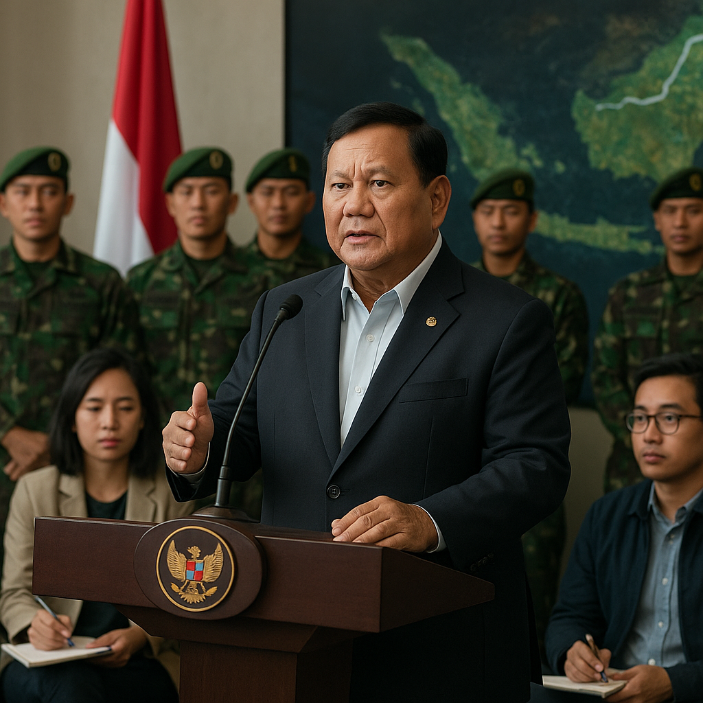 Prabowo Ungkap Alasan TNI Perlu Diperkuat hingga ke Daerah