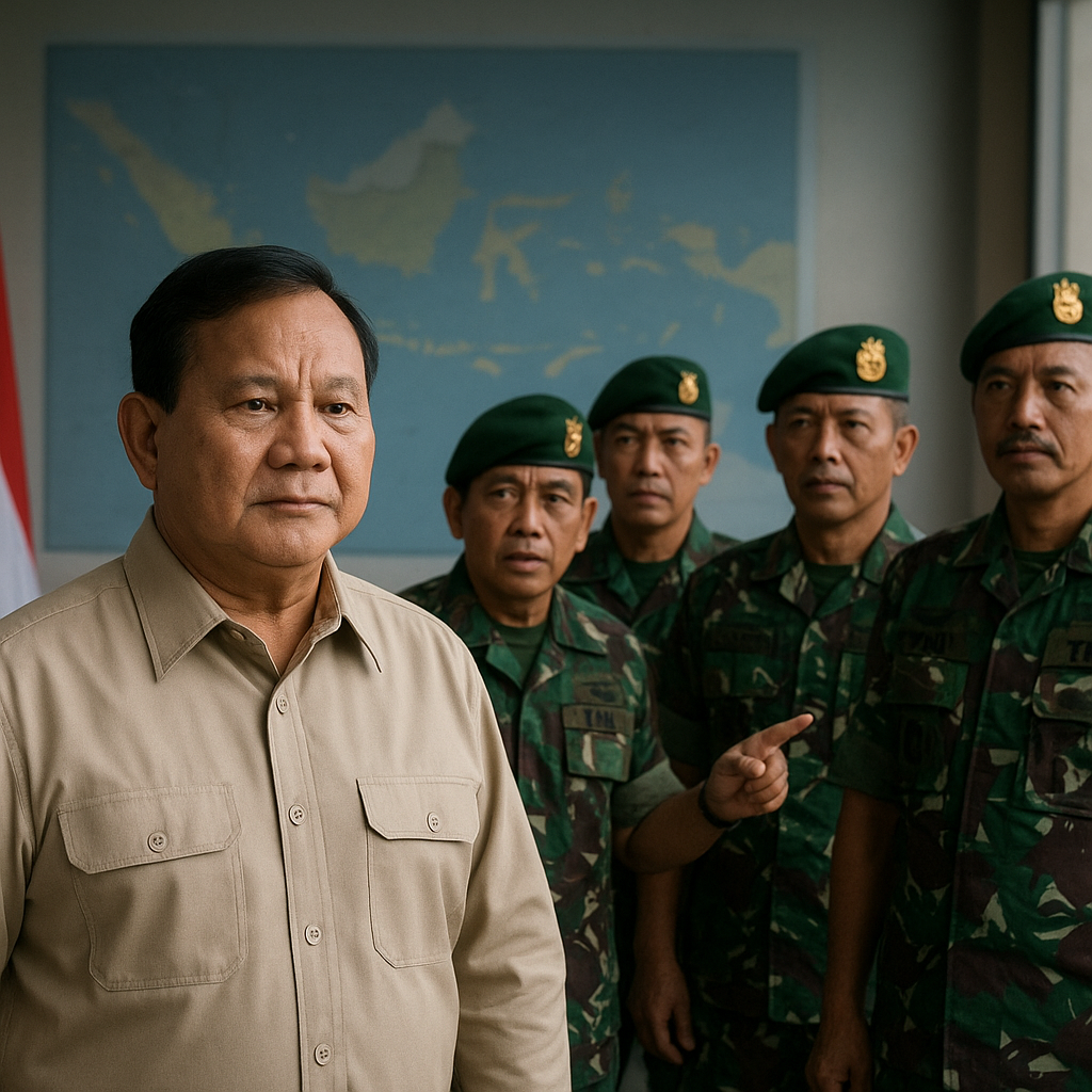 Ini Alasan Prabowo Perkuat TNI hingga ke Daerah