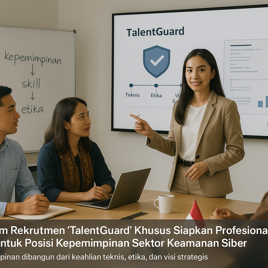 Platform Rekrutmen 'TalentGuard' Khusus Siapkan Profesional Muda untuk Posisi Kepemimpinan Sektor Keamanan Siber