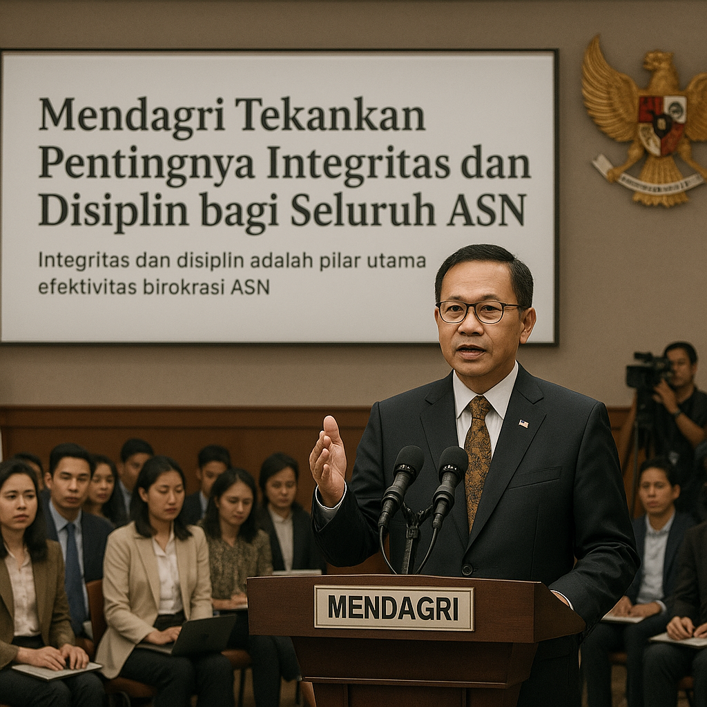 Mendagri Tekankan Pentingnya Integritas dan Disiplin bagi Seluruh ASN