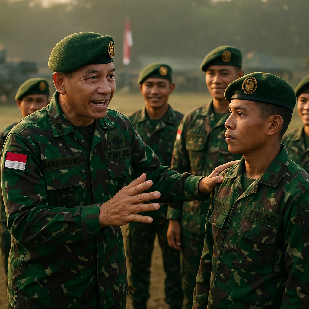 Kasad: Kepemimpinan di Lapangan Penting untuk Motivasi Prajurit