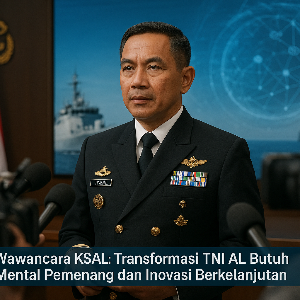 Wawancara KSAL: Transformasi TNI AL Butuh Mental Pemenang dan Inovasi Berkelanjutan