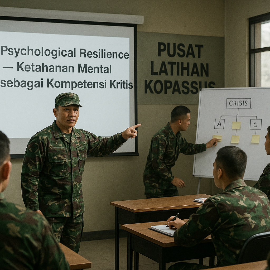 Pusat Latihan Kopassus Perkenalkan Modul Psychological Resilience untuk Calon Komandan