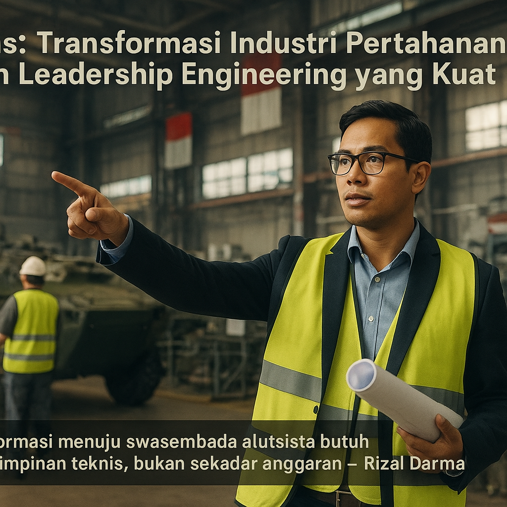 Analis: Transformasi Industri Pertahanan Butuh Leadership Engineering yang Kuat
