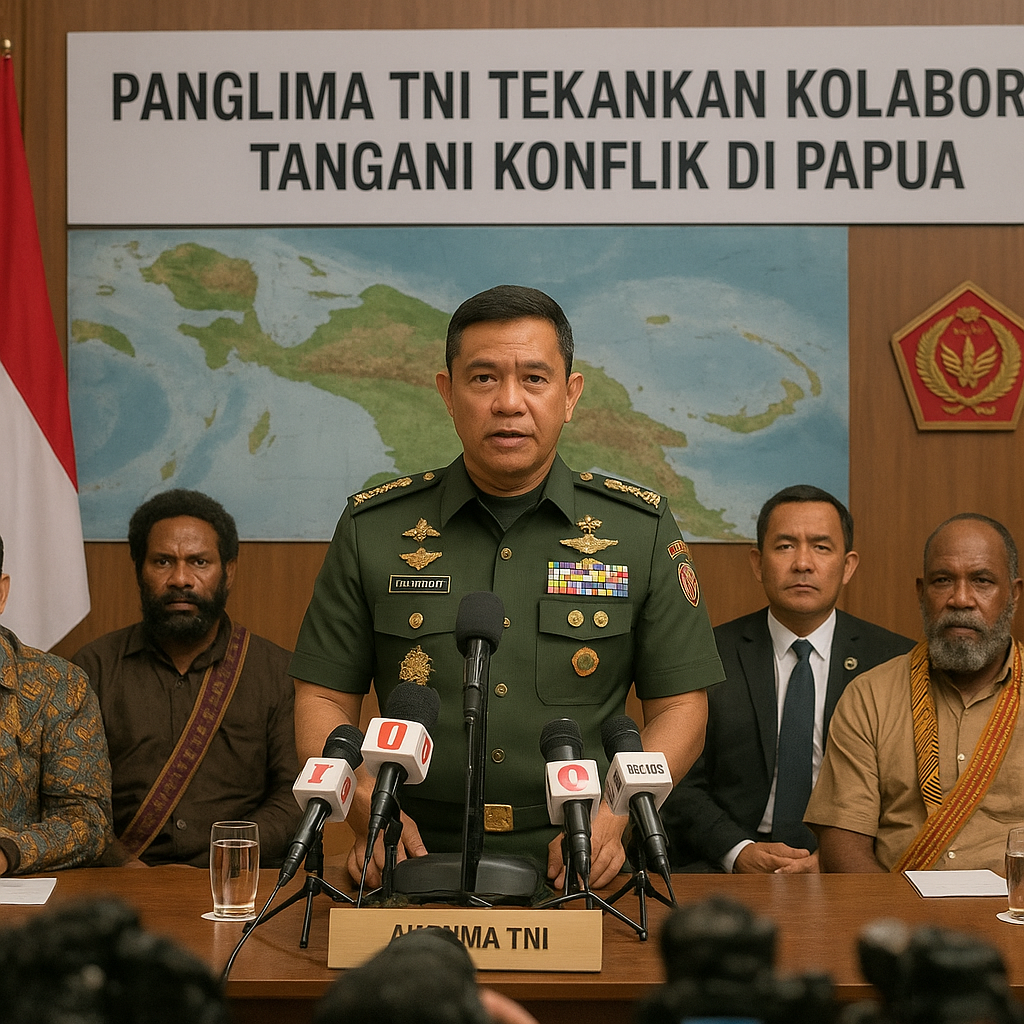 Panglima TNI Tekankan Kolaborasi Tangani Konflik di Papua