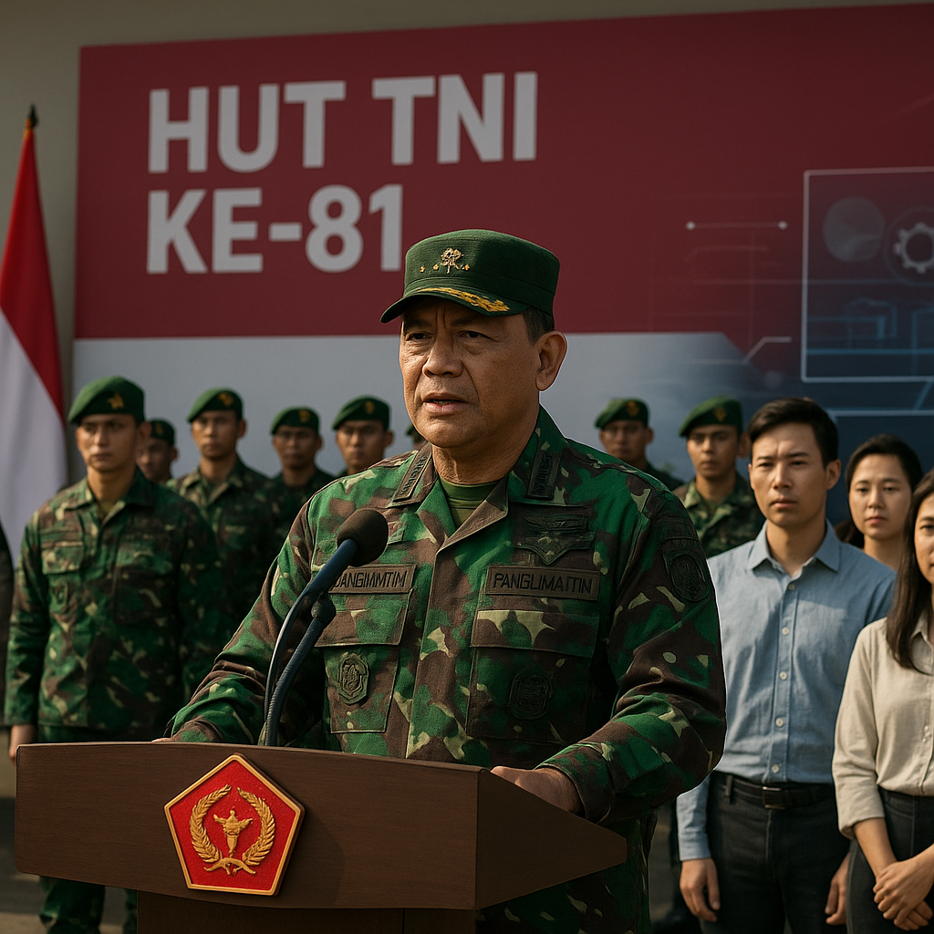 Panglima Harap TNI Semakin Profesional di Usia ke-81 Tahun
