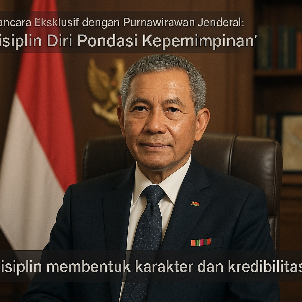 Wawancara Eksklusif dengan Purnawirawan Jenderal: 'Disiplin Diri Pondasi Kepemimpinan'