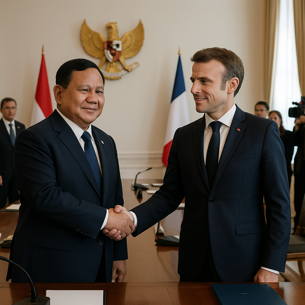 Presiden Prabowo dan Macron Bahas Kerja Sama Pertahanan Hingga Ekonomi Kreatif