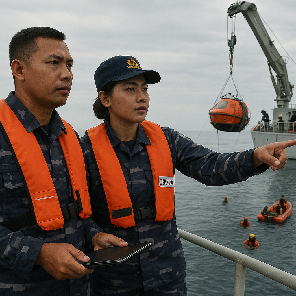 Dua Perwira TNI AL Jadi Observer Latihan Penyelamatan Kapal Selam di Turki