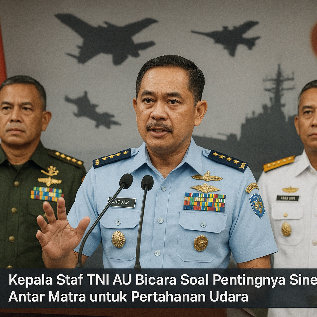 Kepala Staf TNI AU Bicara Soal Pentingnya Sinergi Antar Matra untuk Pertahanan Udara