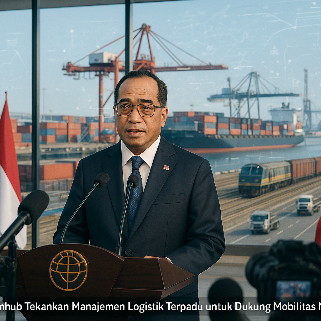 Menhub Tekankan Manajemen Logistik Terpadu untuk Dukung Mobilitas Nasional