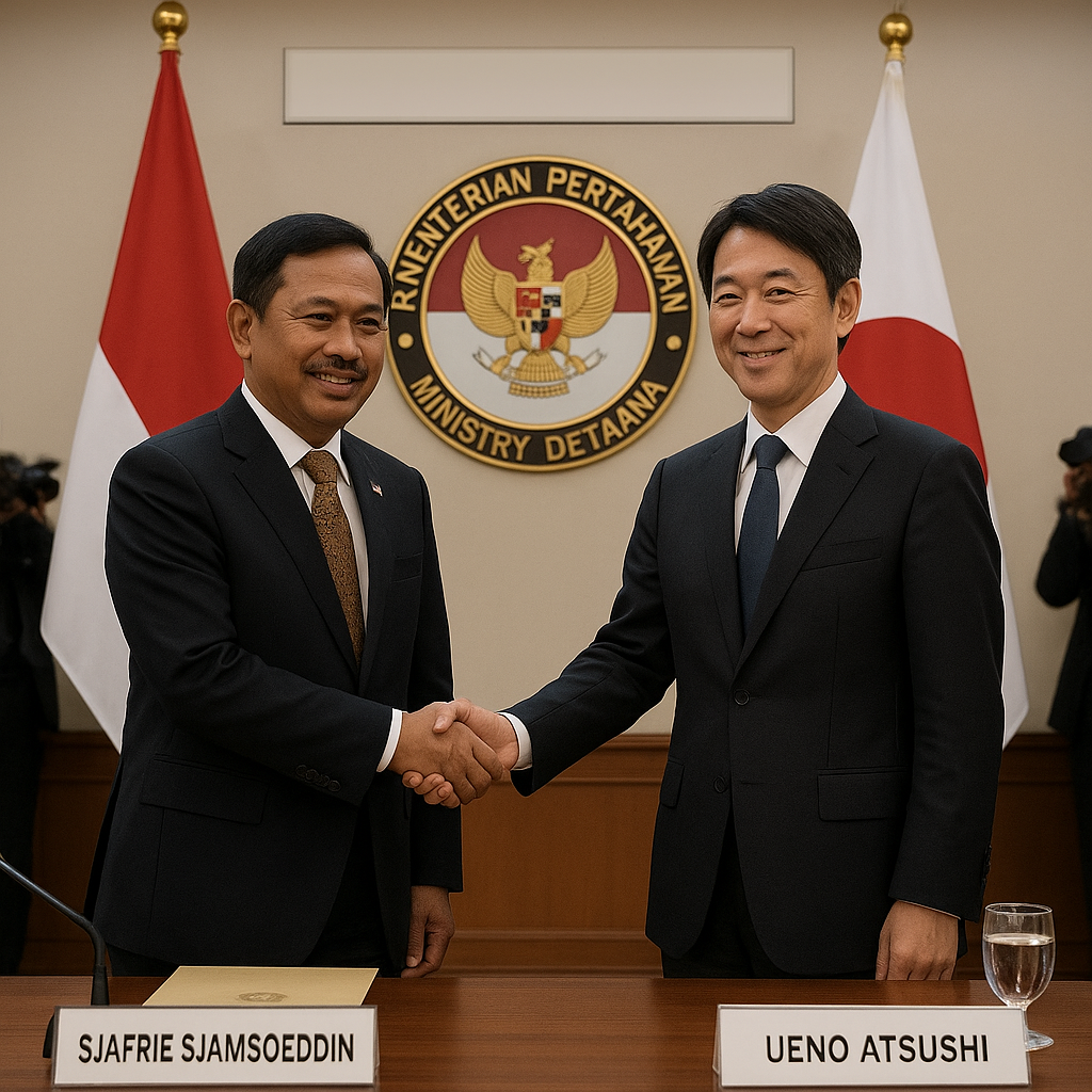 Menhan Sjafrie dan Dubes Jepang Perkuat Kemitraan Strategis Bidang Pertahanan
