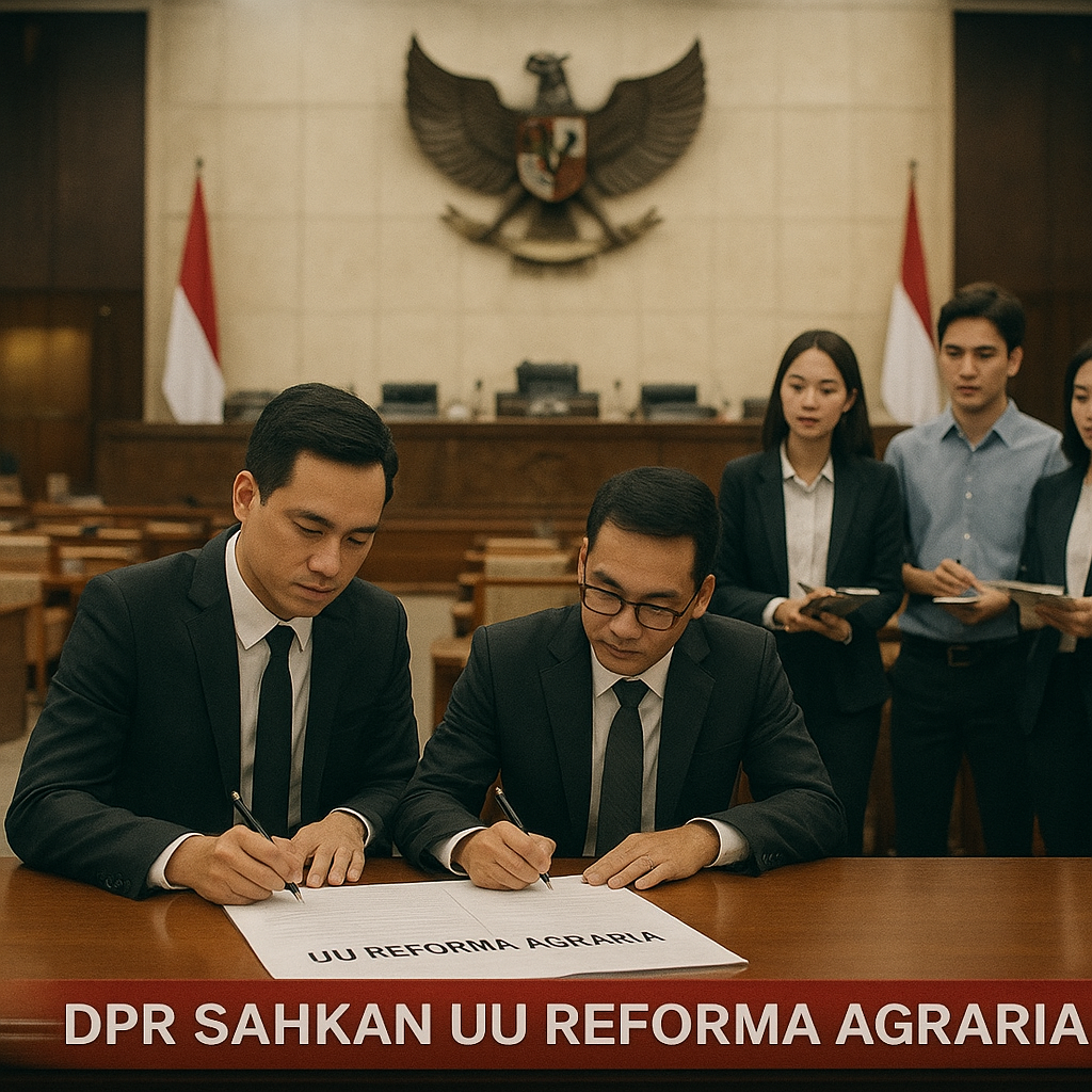 DPR Sahkan UU Reforma Agraria, Penguatan Kelembagaan di Bawah Presiden