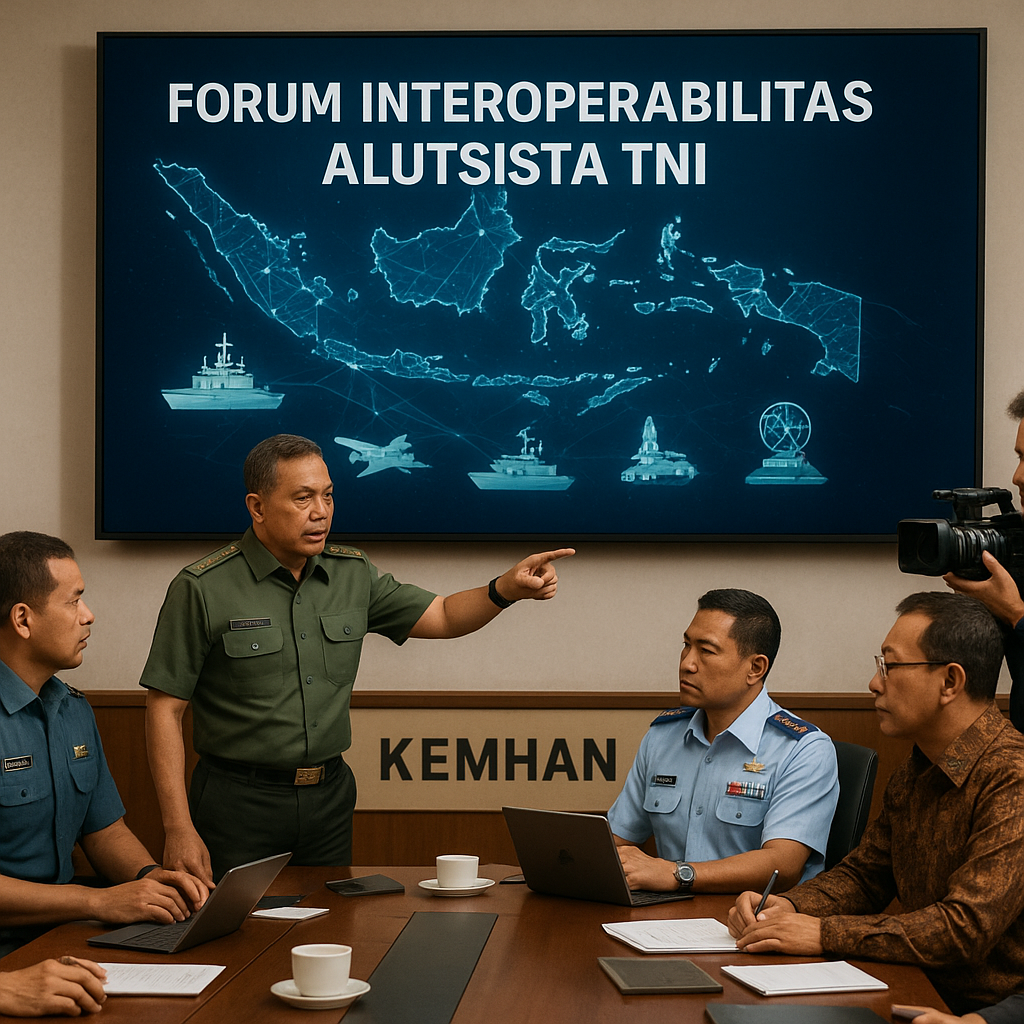 Kemhan Dorong Interoperabilitas Alutsista, Kunci Keberhasilan Operasi Gabungan TNI