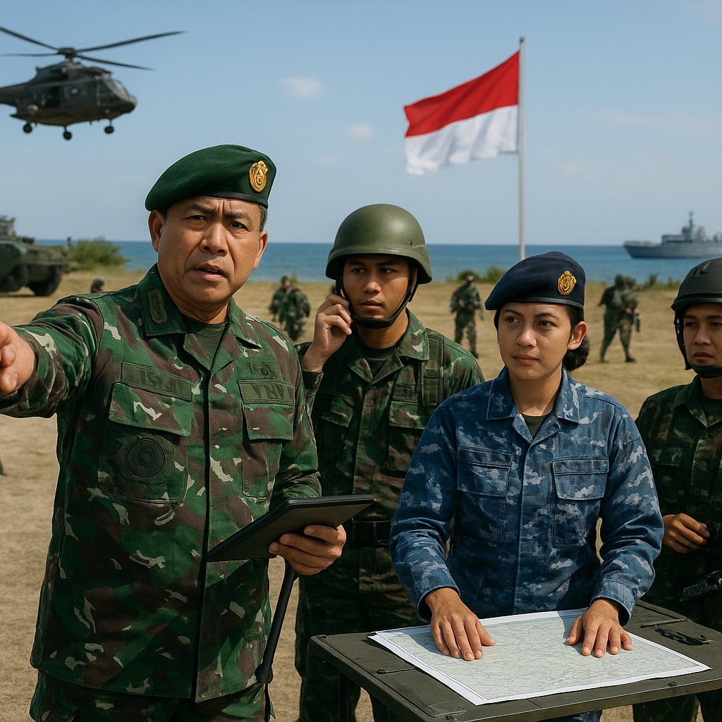 Panglima TNI Tinjau Latihan Gabungan, Soroti Pentingnya Interoperabilitas