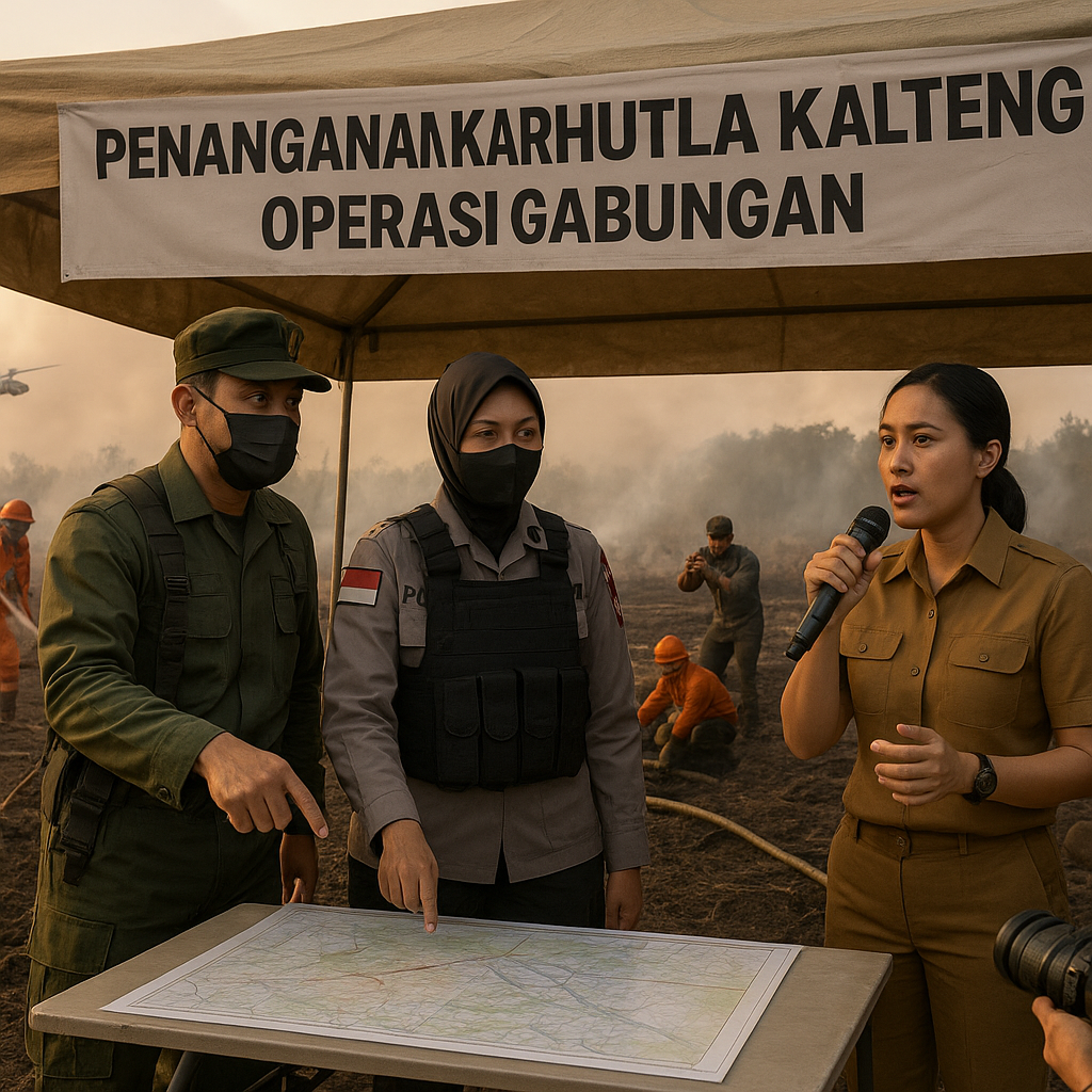 Penanganan Karhutla Kalteng: Komitmen Operasi Gabungan dan Penegakan Hukum yang Tegas