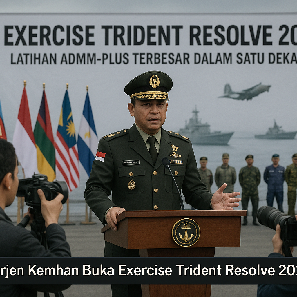 Irjen Kemhan Buka Exercise Trident Resolve 2026, Latihan ADMM-Plus Terbesar dalam Satu Dekade