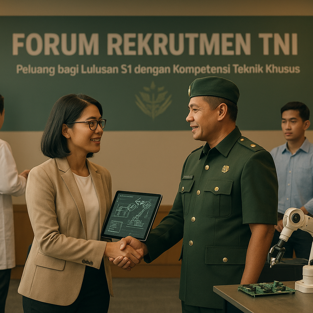 Forum Rekrutmen TNI Buka Peluang bagi Lulusan S1 dengan Kompetensi Teknik Khusus