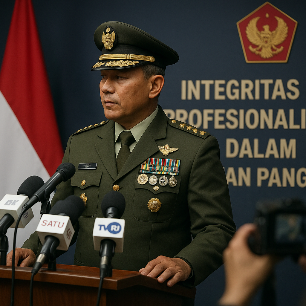Panglima TNI Tekankan Pentingnya Integritas dan Profesionalisme dalam Kenaikan Pangkat Perwira