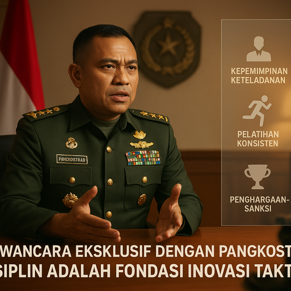 Wawancara Eksklusif dengan Pangkostrad: 'Disiplin adalah Fondasi Inovasi Taktis'