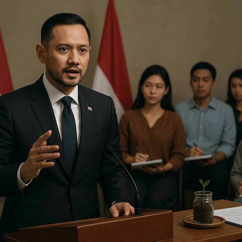 Menteri AHY Sebut Kepemimpinan Sejati Memikirkan Generasi Berikutnya