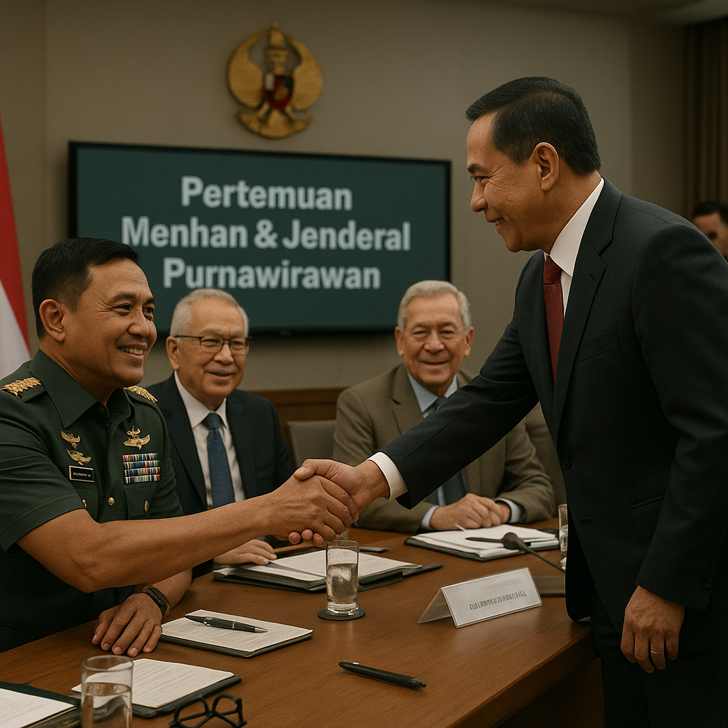 Panglima TNI Turut Hadiri Pertemuan Menhan dan Para Jenderal Purnawirawan