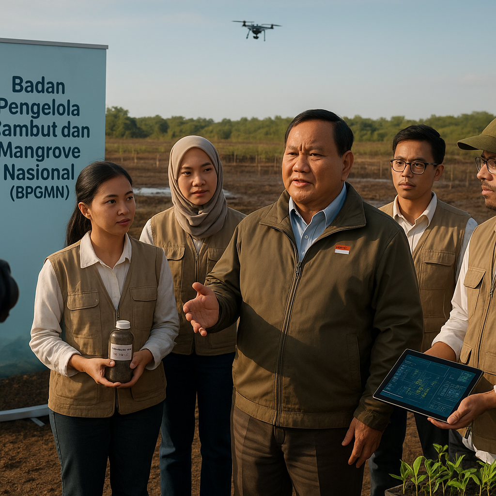 Prabowo Dorong Pengelolaan Lahan Gambut Berbasis Sains
