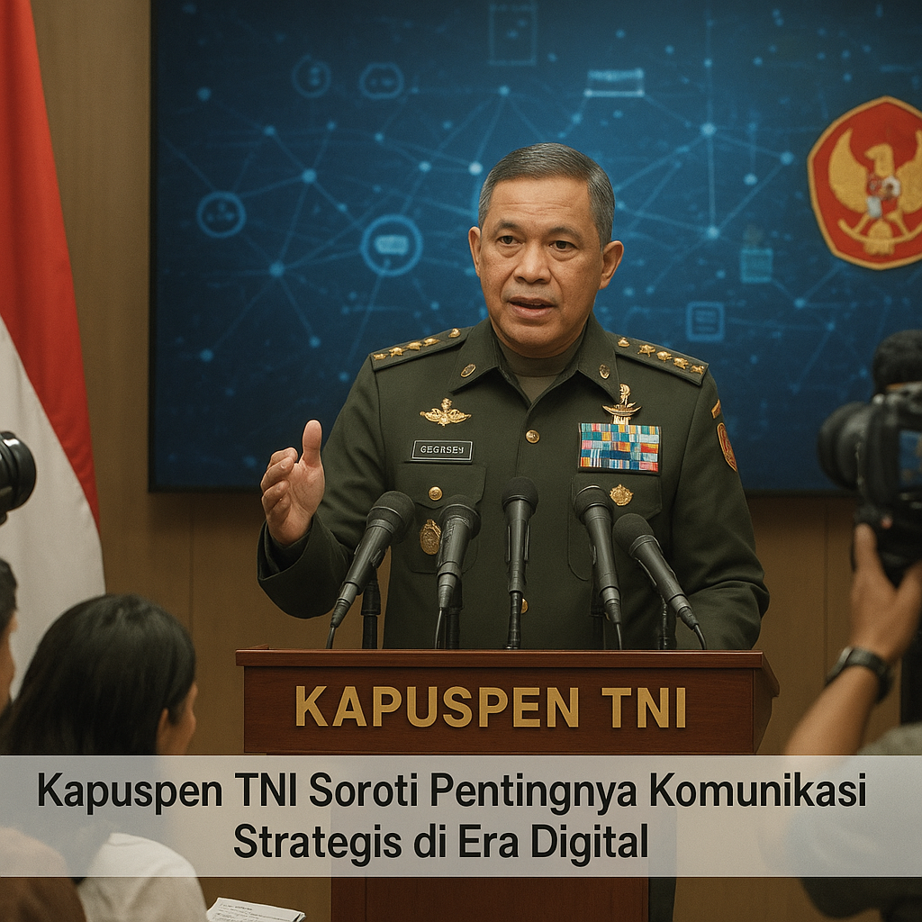 Kapuspen TNI Soroti Pentingnya Komunikasi Strategis di Era Digital
