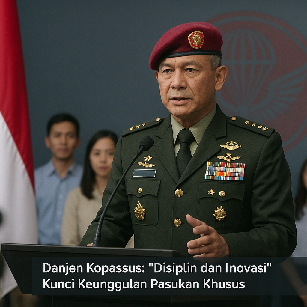 Danjen Kopassus: 'Disiplin dan Inovasi' Kunci Keunggulan Pasukan Khusus