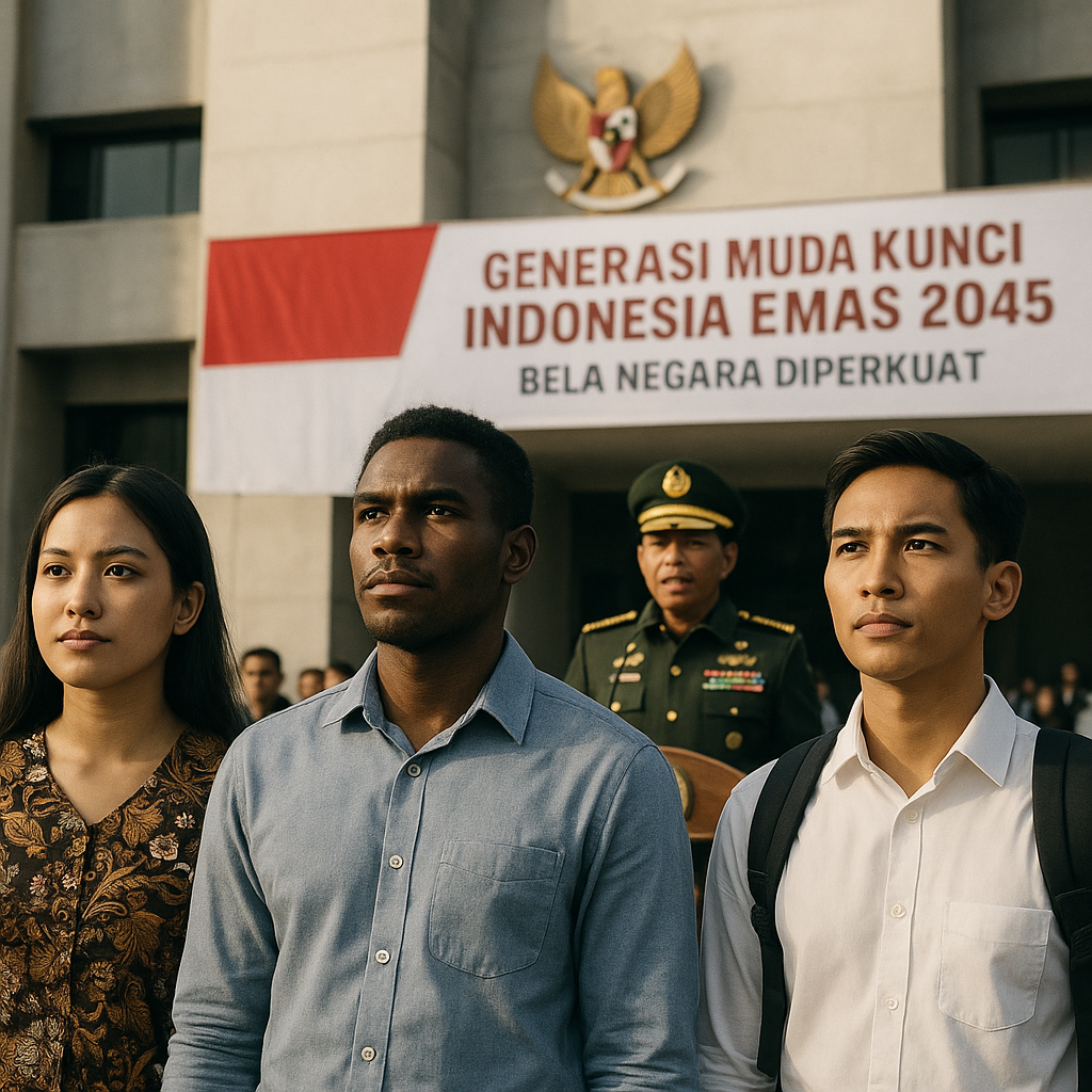 Generasi Muda Jadi Kunci Indonesia Emas 2045, Kemhan Dorong Bela Negara Diperkuat
