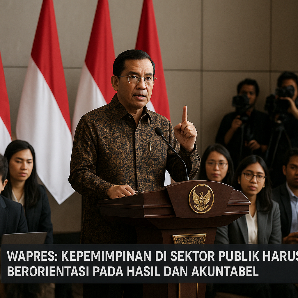 Wapres: Kepemimpinan di Sektor Publik Harus Berorientasi pada Hasil dan Akuntabel