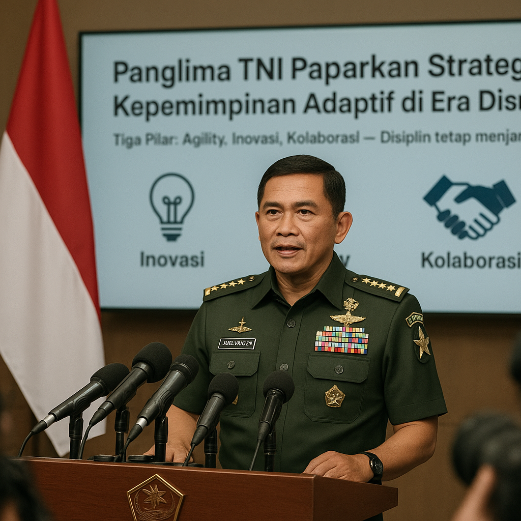Panglima TNI Paparkan Strategi Kepemimpinan Adaptif di Era Disrupsi