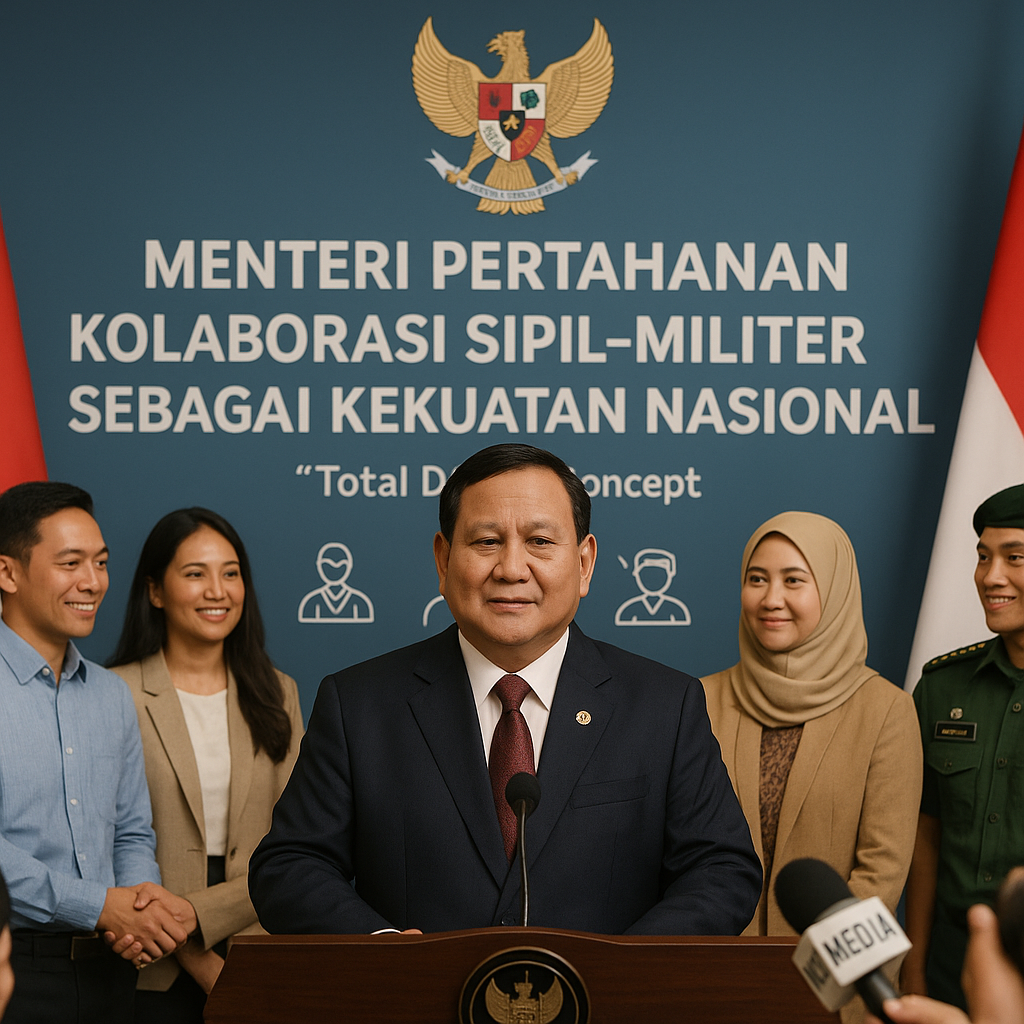 Menteri Pertahanan: Kolaborasi Sipil-Militer sebagai Kekuatan Nasional