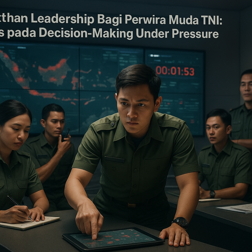 Pelatihan Leadership Bagi Perwira Muda TNI Fokus pada Decision-Making Under Pressure