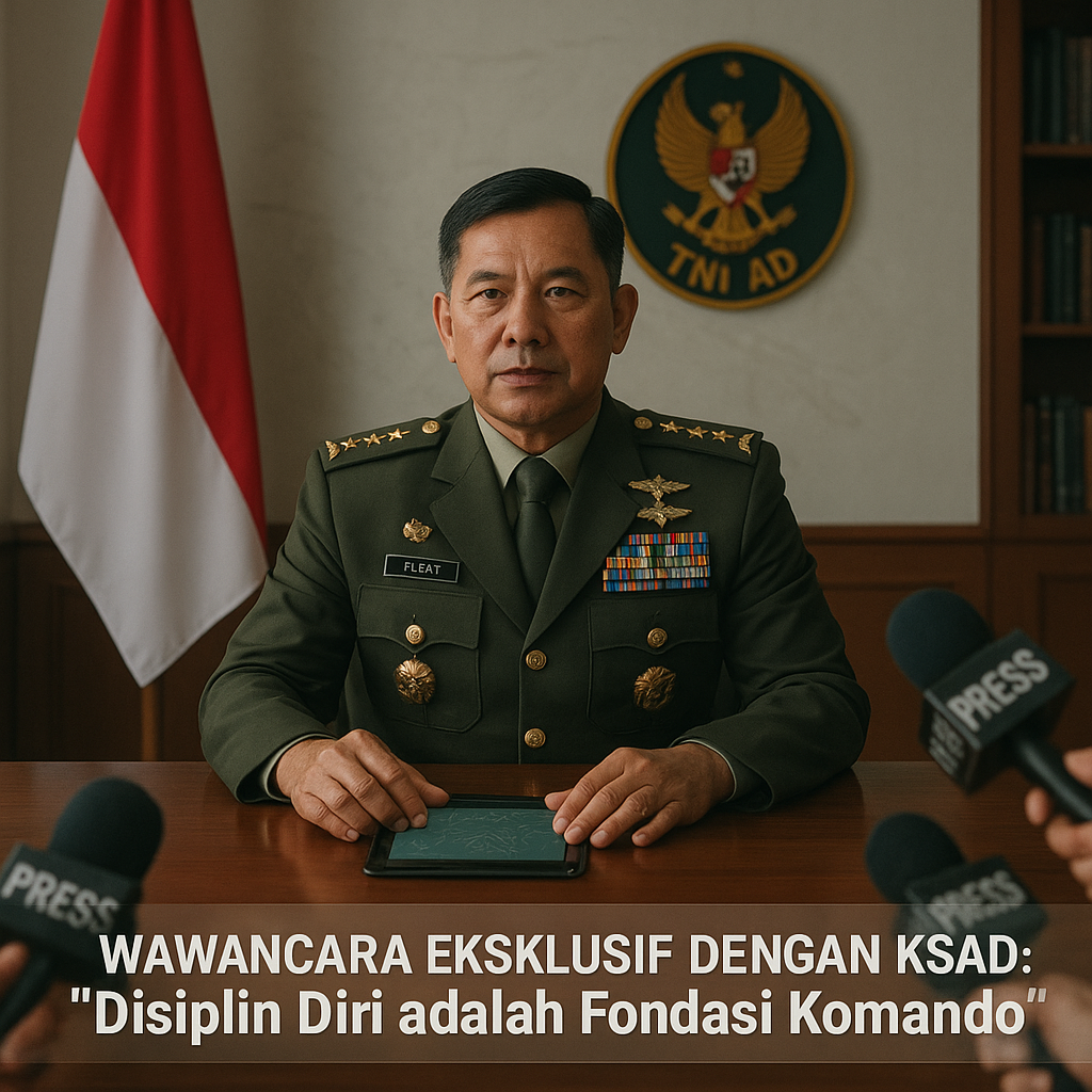 Wawancara Eksklusif dengan KSAD: 'Disiplin Diri adalah Fondasi Komando'