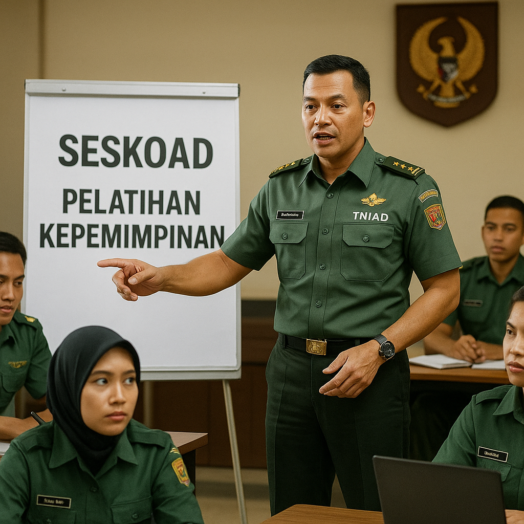 Mengintip Pelatihan Kepemimpinan TNI AD: Membangun Komandan yang Tangguh dan Berintegritas