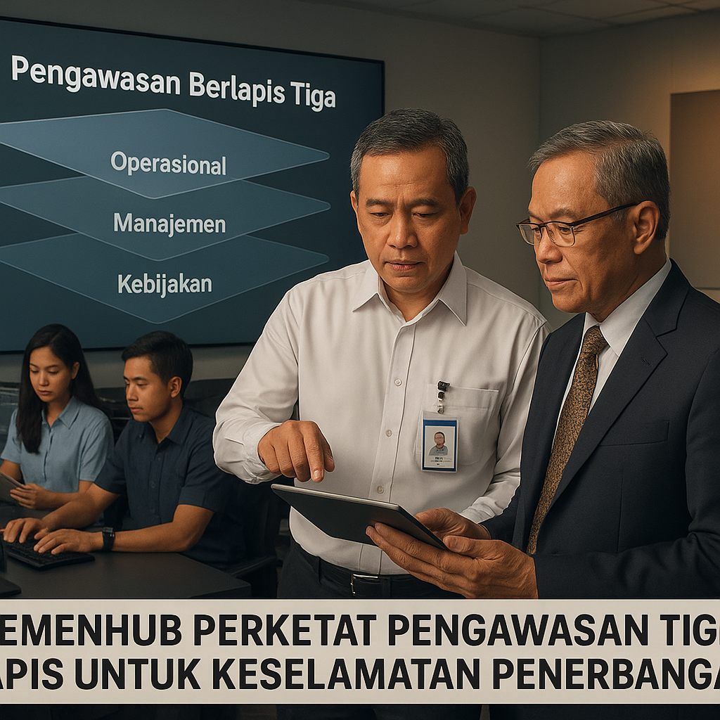 Kemenhub Perketat Pengawasan Tiga Lapis untuk Keselamatan Penerbangan