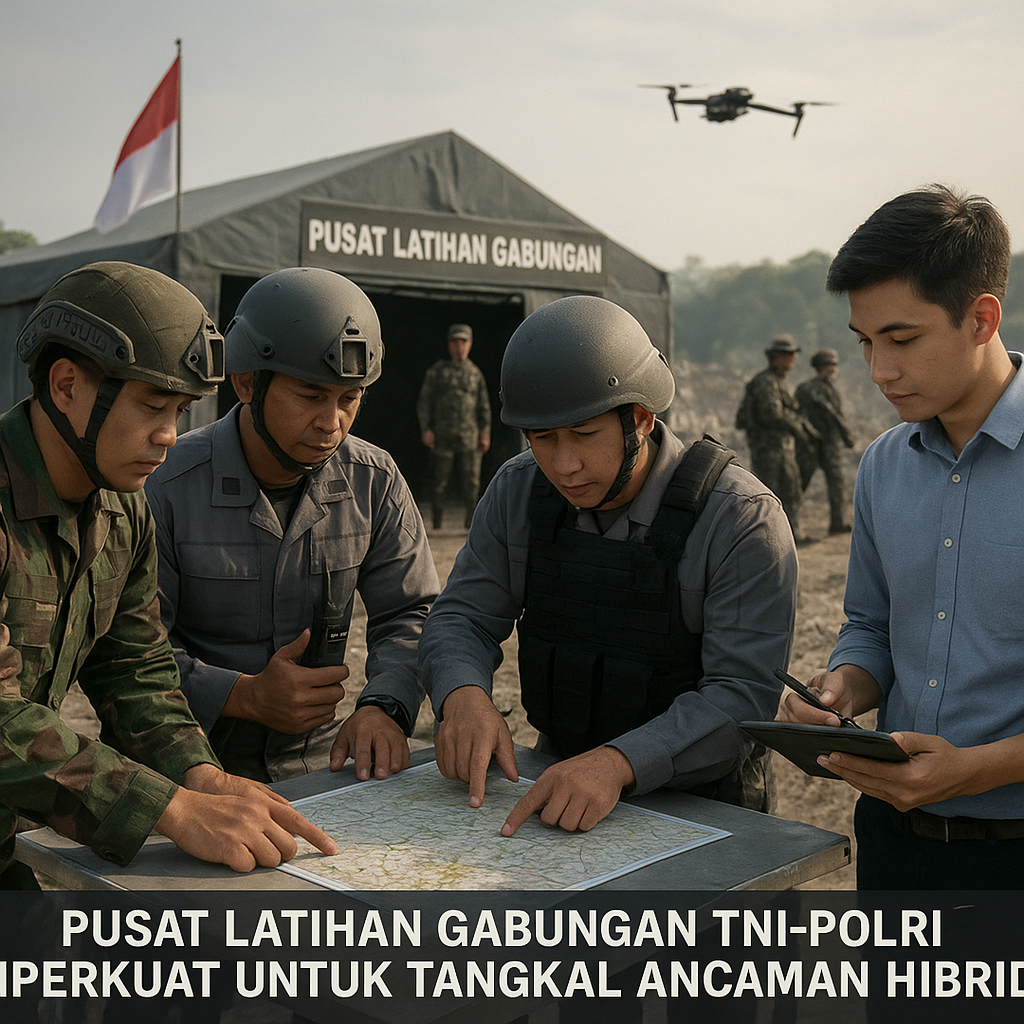 Pusat Latihan Gabungan TNI-Polri Diperkuat untuk Tangkal Ancaman Hibrida