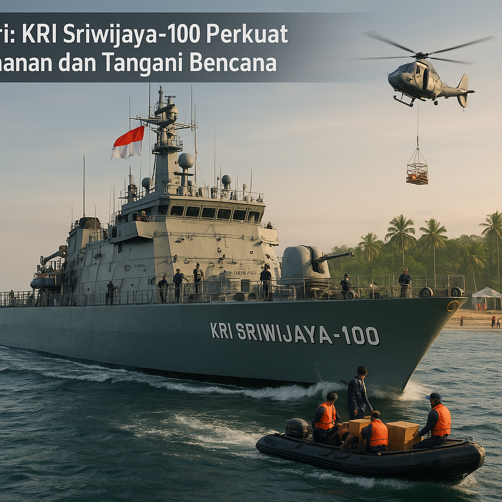 Qodari: KRI Sriwijaya-100 Perkuat Pertahanan dan Tangani Bencana