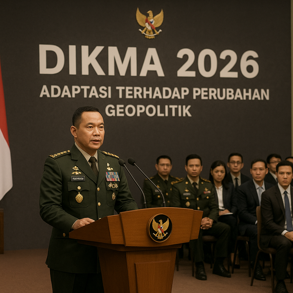 Kasad Buka Pendidikan Perwira, Tekankan Pentingnya Adaptasi terhadap Perubahan Geopolitik