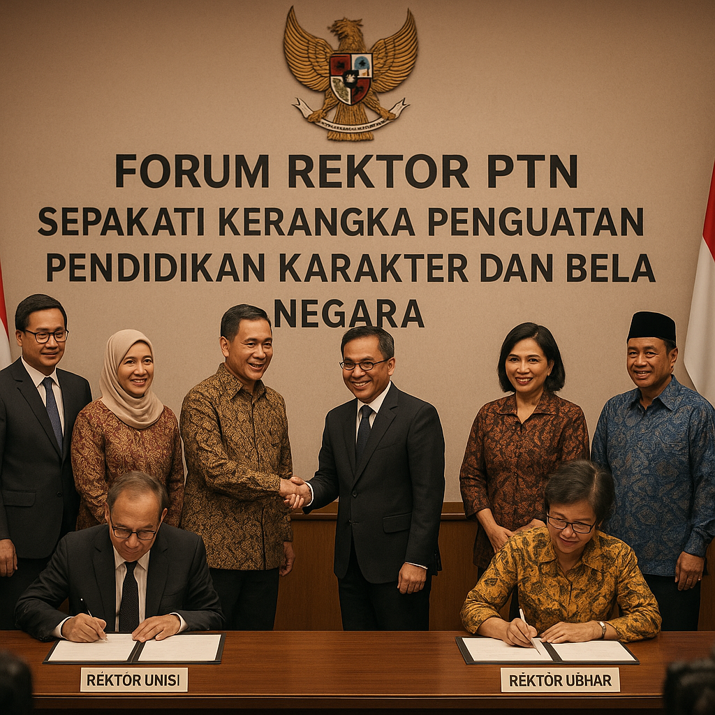 Forum Rektor PTN Sepakati Kerangka Penguatan Pendidikan Karakter dan Bela Negara