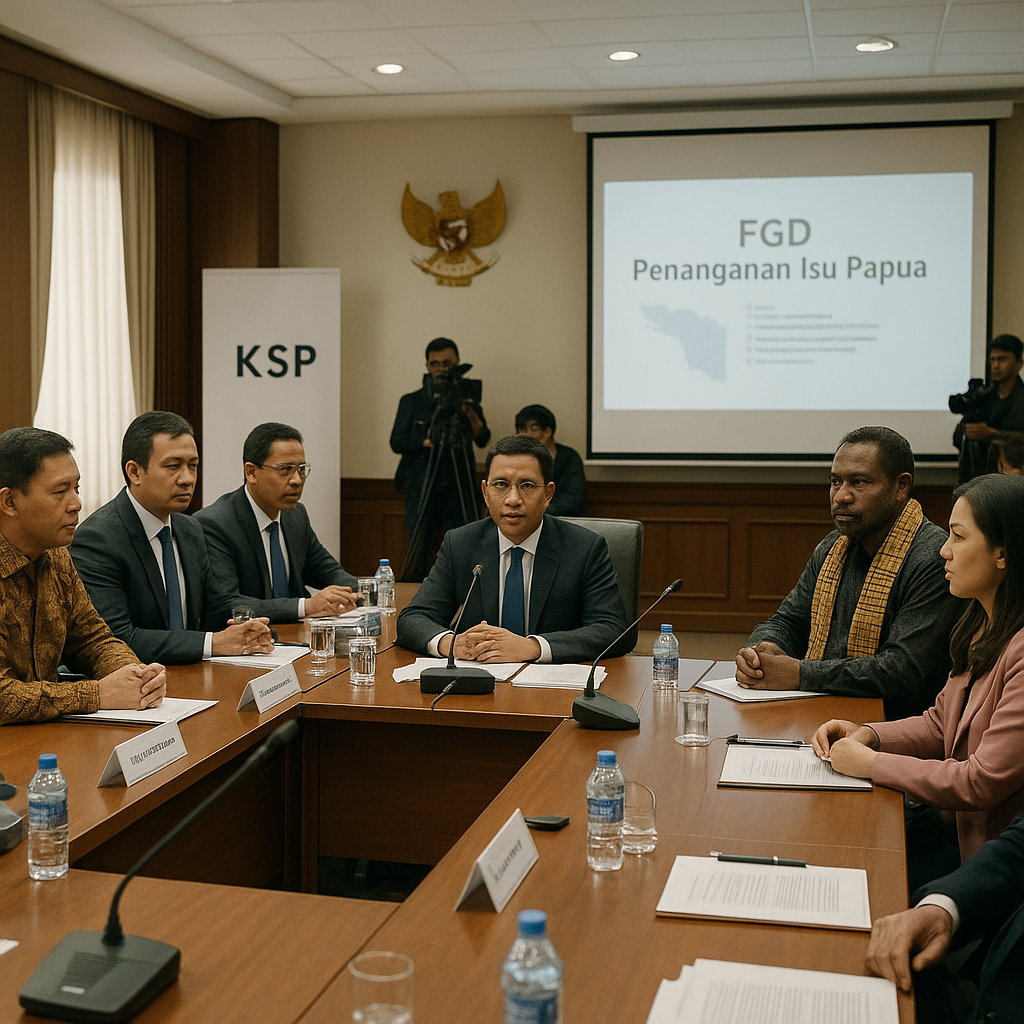 Perkuat Sinergi Lintas Sektor, KSP Gelar FGD Strategis Penanganan Isu Papua