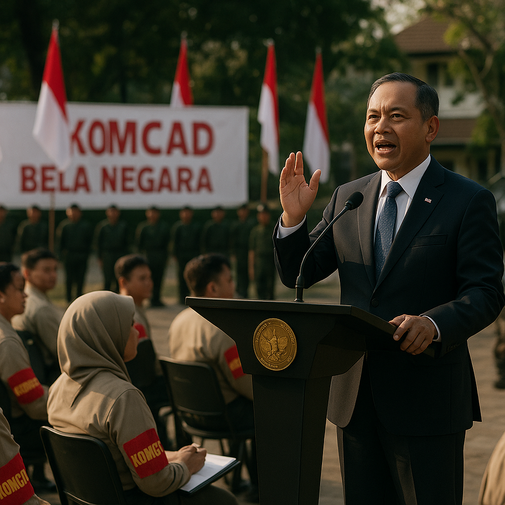 Menhan Sjafrie Motivasi ASN Komcad Perkuat Jiwa Bela Negara
