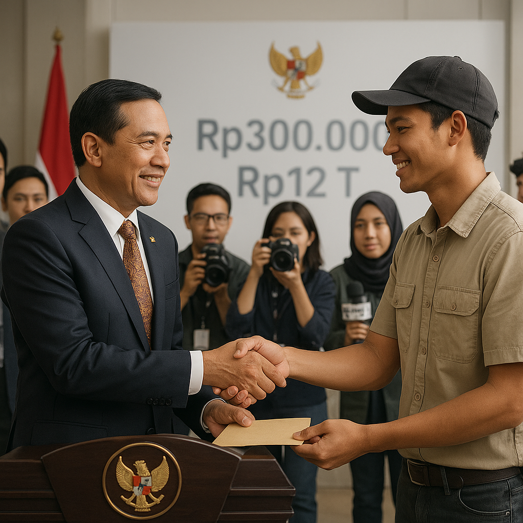 Pemerintah Cairkan Lagi Subsidi Upah Rp300 Ribu, Anggaran Rp12 Triliun untuk Dongkrak Daya Beli Pekerja