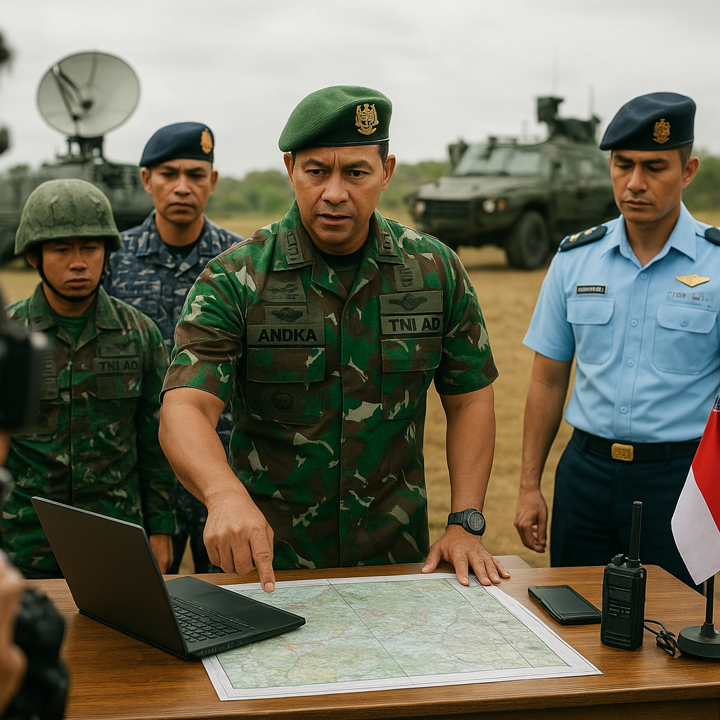 Kasad Tinjau Latihan Gabungan, Tekankan Pentingnya Interoperabilitas dan Komando Terpadu